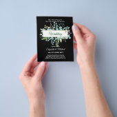 BUREAU VOOR Christelijke WEDDING Greenery Flyer (Hand)