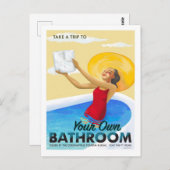 bureau voor toerisme coronavirus briefkaart (Voorkant / Achterkant)