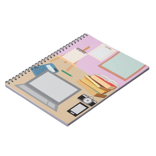 Bureaublad 01 notitieboek (Linkerzijde)