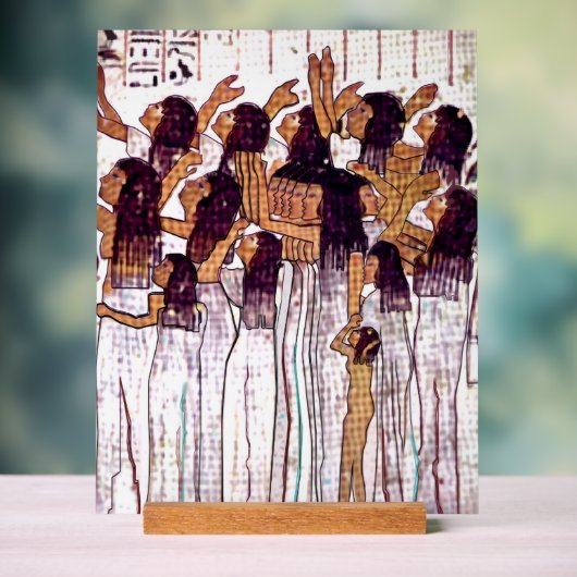 Bureaublad Acryl Egyptische Kunst Bord (Neutraal)