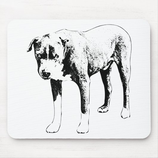 Bureaublik Pit Bull Muismat (Voorkant)