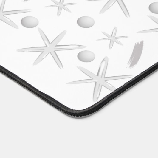 Bureaumat Abstract Sterren Grijs (Hoek)
