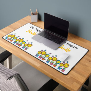 Bureaumat 'Be Happy Sunflowers' bloemendesign