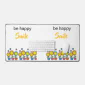 Bureaumat 'Be Happy Sunflowers' bloemendesign (Keyboard & Muis)