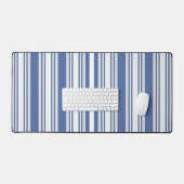 Bureaumat blauw & wit gestreept (Keyboard & Muis)