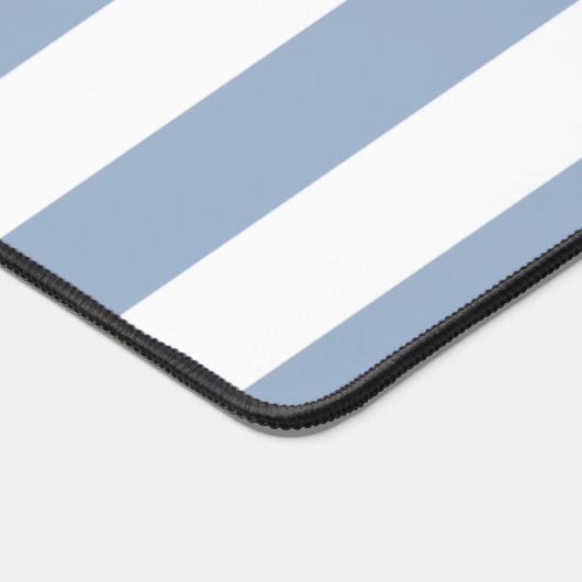 Bureaumat Blauw & Witte Streep (Hoek)