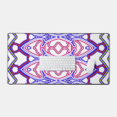 Bureaumat, een elegant veelkleurig naadloos ontwer bureaumat (Keyboard & Muis)