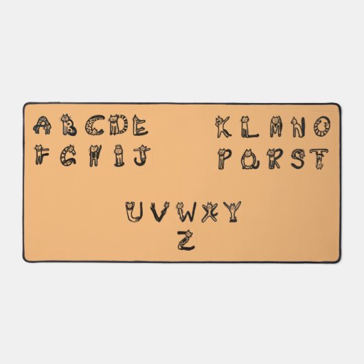 Bureaumat - Feline alfabet (Voorkant)