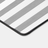 Bureaumat Grijs & Witte Streep (Hoek)