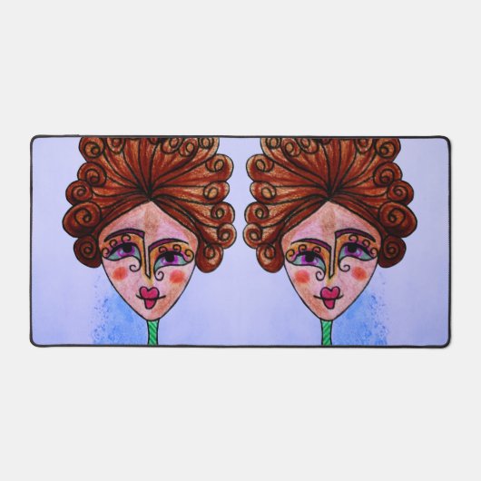 Bureaumat (grillige vrouw) (Voorkant)