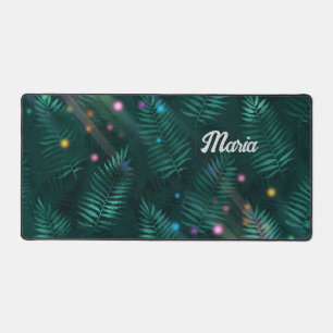 Bureaumat in Hunter Groene bladeren & Stippen