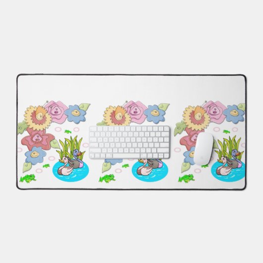 Bureaumat Kikkers Eenden Vijver (Keyboard & Muis)