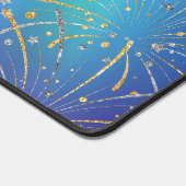 Bureaumat met Faux Gold & Silver Fireworks (Hoek)