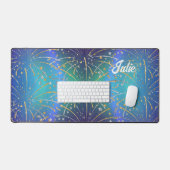 Bureaumat met Faux Gold & Silver Fireworks (Keyboard & Muis)