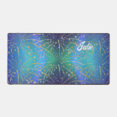 Bureaumat met Faux Gold & Silver Fireworks (Voorkant)