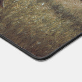 Bureaumat met foto olifanten familie (Hoek)