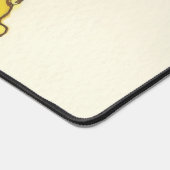 Bureaumat met gele papavers (Hoek)