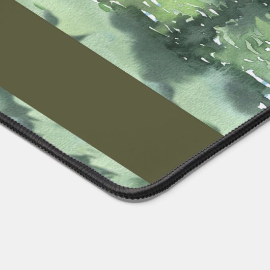 Bureaumat met groene sparren Bomen (Hoek)