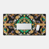 Bureaumat met kleuren van Brazilië (Keyboard & Muis)