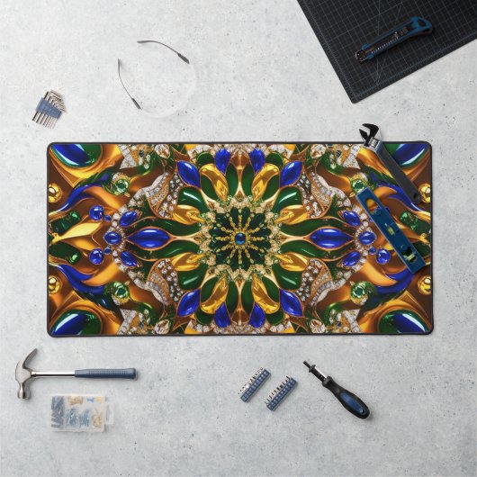 Bureaumat met kleuren van Brazilië (Werkstation)