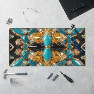 Bureaumat met kleuren van de Bahama's