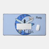 Bureaumat met maan & libellen (Keyboard & Muis)