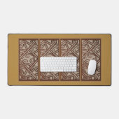 Bureaumat met ontwerp uit Nieuw-Guinea (Keyboard & Muis)