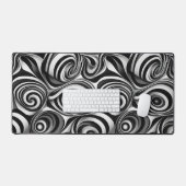 Bureaumat met optische illusie (Keyboard & Muis)