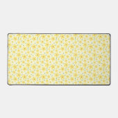 Bureaumat met pastelgeel bloembladpatroon (Voorkant)
