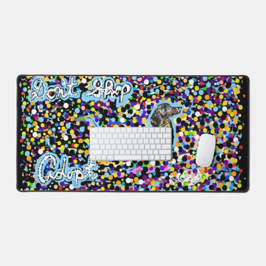 Bureaumat met Pet Shelter Bericht (Keyboard & Muis)