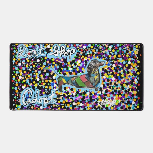 Bureaumat met Pet Shelter Bericht (Voorkant)