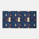 Bureaumat met Sterrennacht Knife Keyhole Pattern (Voorkant)