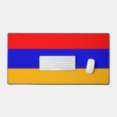 Bureaumat met vlag van Armenië (Keyboard & Muis)
