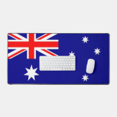 Bureaumat met vlag van Australië (Keyboard & Muis)