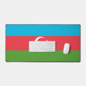 Bureaumat met vlag van Azerbeidzjan (Keyboard & Muis)