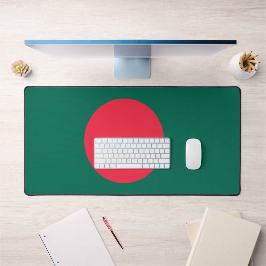 Bureaumat met vlag van Bangladesh (Kantoor 1)