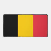 Bureaumat met vlag van België (Voorkant)