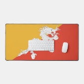 Bureaumat met vlag van Bhutan (Keyboard & Muis)