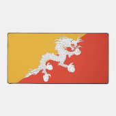 Bureaumat met vlag van Bhutan (Voorkant)