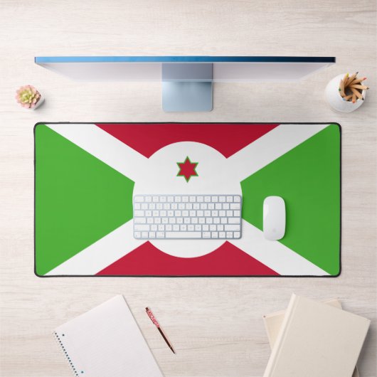 Bureaumat met vlag van Burundi (Kantoor 1)