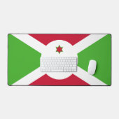 Bureaumat met vlag van Burundi (Keyboard & Muis)