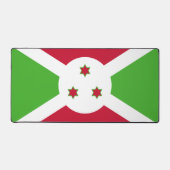 Bureaumat met vlag van Burundi (Voorkant)