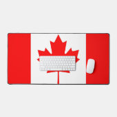 Bureaumat met vlag van Canada (Keyboard & Muis)