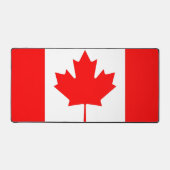 Bureaumat met vlag van Canada (Voorkant)