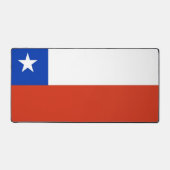 Bureaumat met vlag van Chili (Voorkant)