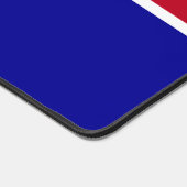 Bureaumat met vlag van Dallas, VS (Hoek)
