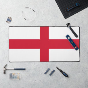 Bureaumat met vlag van Engeland, VK