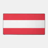 Bureaumat met vlag van Oostenrijk (Voorkant)