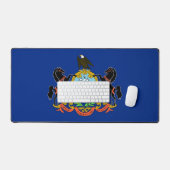 Bureaumat met vlag van Pennsylvania, VS (Keyboard & Muis)