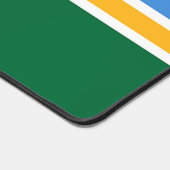Bureaumat met vlag van Portland, VS (Hoek)